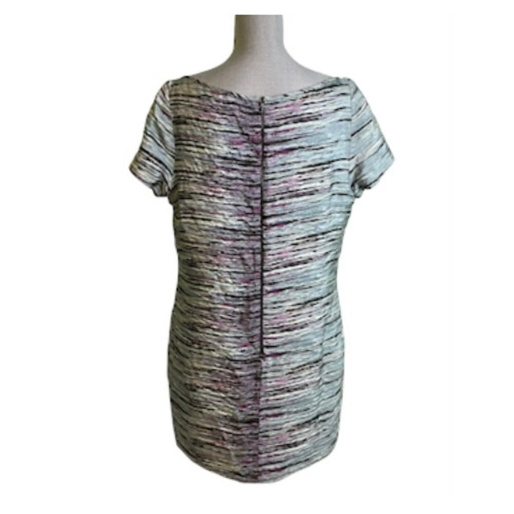 BRIAN REYES 100% SILK ZEBRA DRESS SIZE 12 - Picture 3 of 9